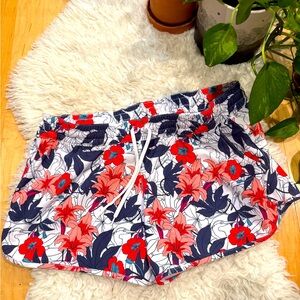 COLUMBIA women’s floral tropical board shorts swim shorts size XL